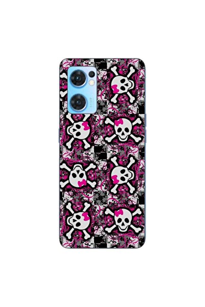 OEM Husa compatibila cu Oppo Reno7 5G Silicon Gel Tpu Model Pop Art Skeleton