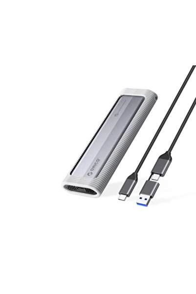 Orico Рак AXM2-G2-V1 за SSD M.2 NVMe SATA, USB Type-C (Сив)