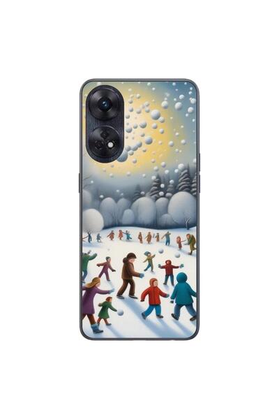 OEM Husa compatibila cu Oppo Reno8 T 4G Silicon Gel Tpu Model Copii la Joaca ...
