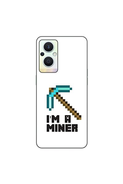 OEM Husa compatibila cu Oppo Reno7 Lite Silicon Gel Tpu Model Minecraft Miner