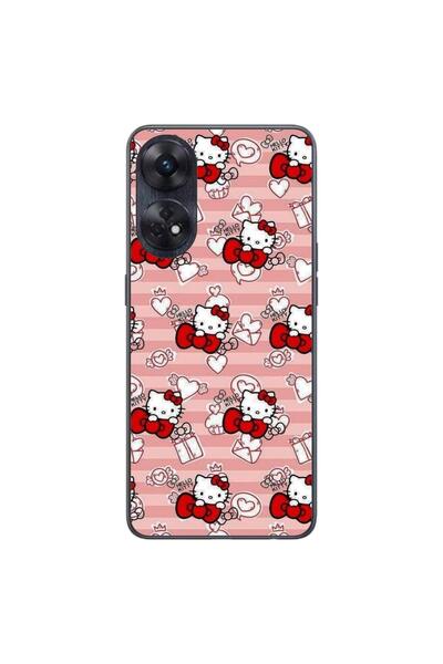 OEM Husa compatibila cu Oppo Reno8 T 4G Silicon Gel Tpu Model Hello Kitty Roz...