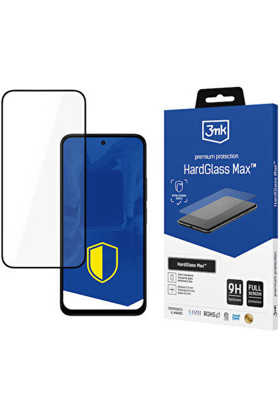 3MK Hardglass Max Πλήρους Κάλυψης Σκληρυμένο Γυαλί Μαύρο Redmi 15