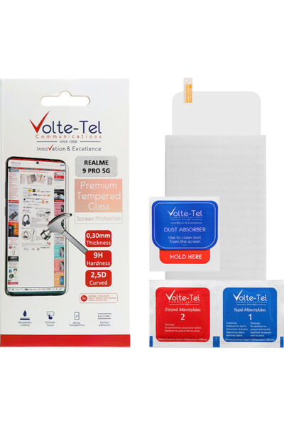 Other Volte-Tel 2.5D 0.30mm Πλήρης Κόλλα Πλήρης Κάλυψη Σκληρυμένο Γυαλί (Real...