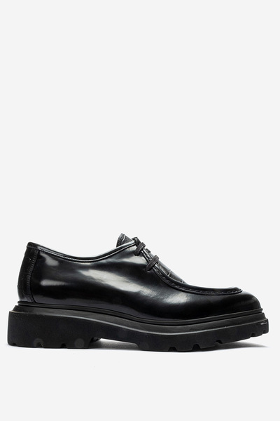 Dericlub Loafer clasic pentru bărbați cu talpă groasă din piele naturală FR 5...