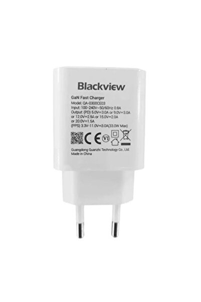 Blackview Φορτιστής χωρίς καλώδιο GaN με θύρα USB-C, 33W Power Delivery, Λευκ...