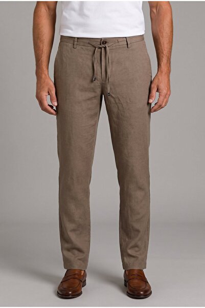 Bisse Coffee Jogger Drawstring Sports Pants
