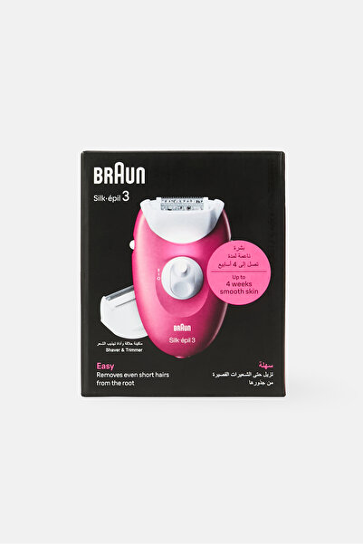 Braun Silk 3 Epilator, Pink