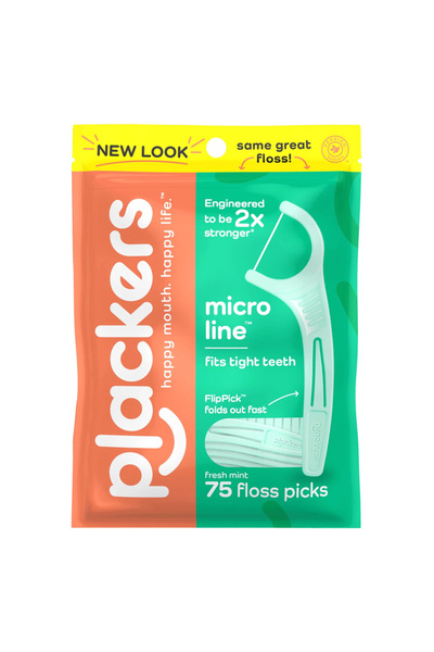 Plackers Set de ligaturi dentare, Plackers, Micro Line, tip periuță de dinți,...