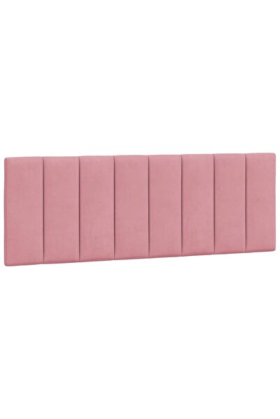 vidaxl Pernă tăblie de pat, Hanko, roz, 120 cm, catifea