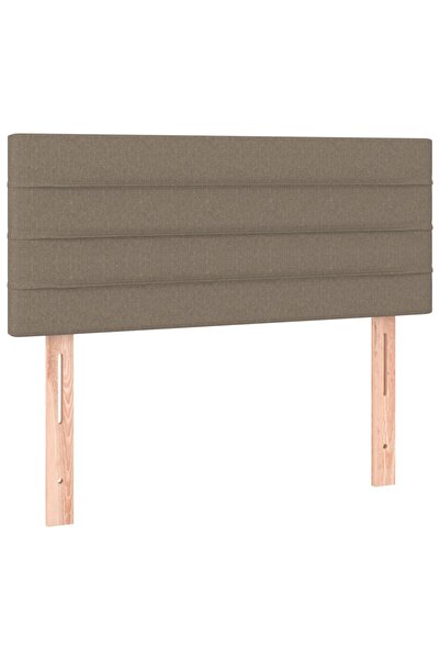vidaxl Tăblie de pat, gri taupe, 90x5x78/88 cm, textil