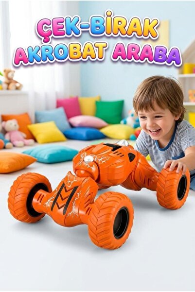Tıfıl Toys Teleskopik Akrobatik 360 Derece Dönen Esnek Gövdeli Sürtmeli Takla...