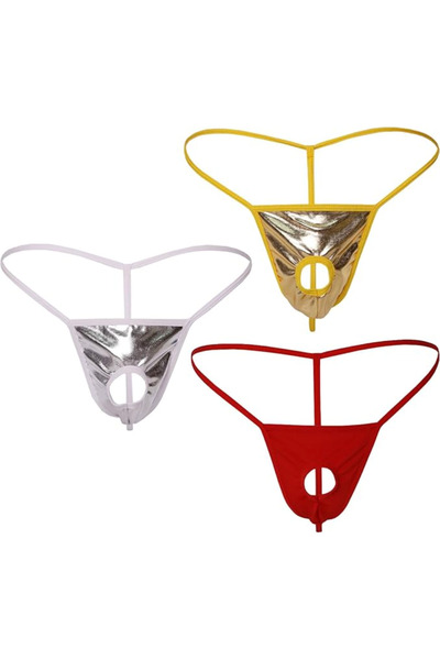 Generic Seamless Men's Minimal Soft T-Back G-Strings Thong Male Underwear set...