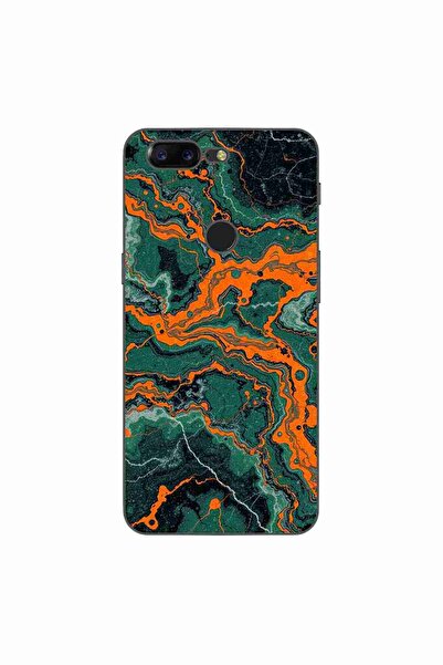 OEM Husa compatibila cu OnePlus 5T Silicon Gel Tpu Model Soft Jade Marble