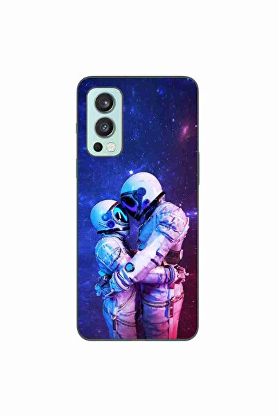 OEM Husa compatibila cu OnePlus Nord 2 Silicon Gel Tpu Model Astronauts Couple