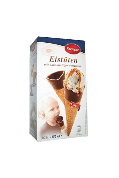 Stenger Set de 6 cornete de înghețată glazurate 150g