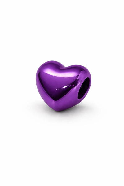 MakeWell Purple Heart Charm