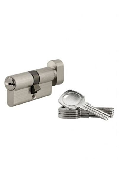 Serrurerie de Picardie Door cylinder, with knob, 30 x 30 mm, 5 reversible key...