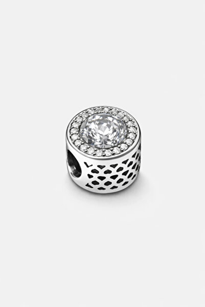 MakeWell Crystal Stone Steel Charm