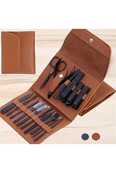 Tahtakale Dünyası Special Design 16 Piece Manicure Pedicure Set Stainless Ste...