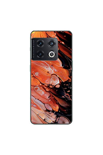 OEM Husa compatibila cu OnePlus 10 Pro Silicon Gel Tpu Model Abstract Lava Flow