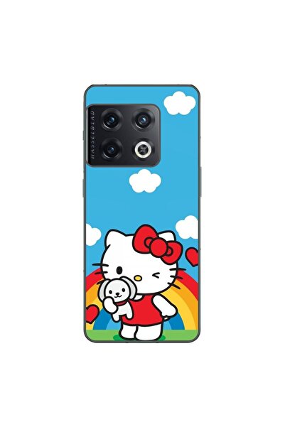 OEM Husa compatibila cu OnePlus 10 Pro Silicon Gel Tpu Model Hello Kitty Rainbow