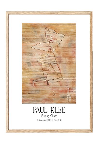 Postifull Paul Klee - Upritomljeni duh, slika u drvenom okviru, umetnička ser...