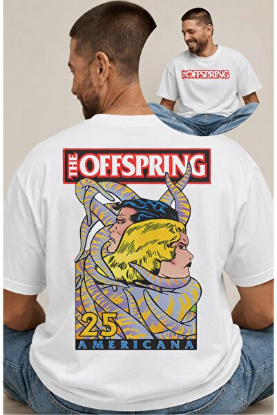 Fuddy Moda Unisex μπλουζάκι The Offspring Americana με στάμπα στην πλάτη και ...