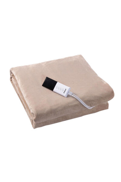 Primo Ηλεκτρικό επίστρωμα PREB-81083 Flannel Fleece Μονό 150x80cm Μπέζ