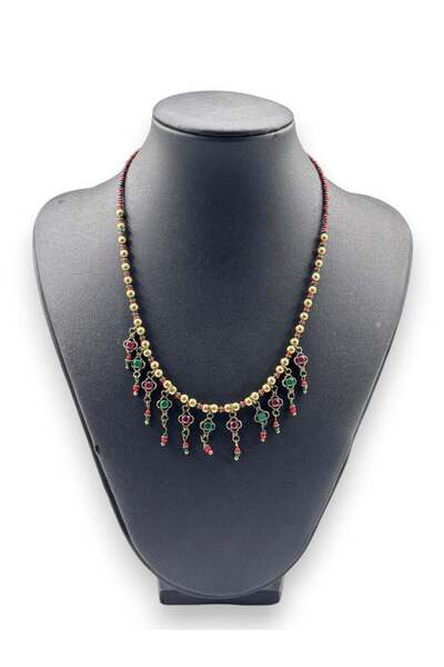 Bozhi Necklace Glass Beads Stylish Gift
