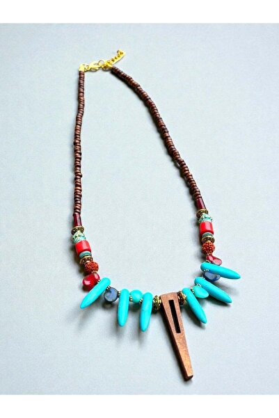 Bozhi Necklace Glass Beads Minimal Elegance