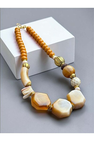 Bozhi Necklace Glass Beads Luminous Style