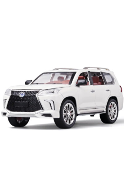 CasaDesteapta.ro Jucarie Masina Metalica lumini si muzica 1:24 Lexus LX570 SUV