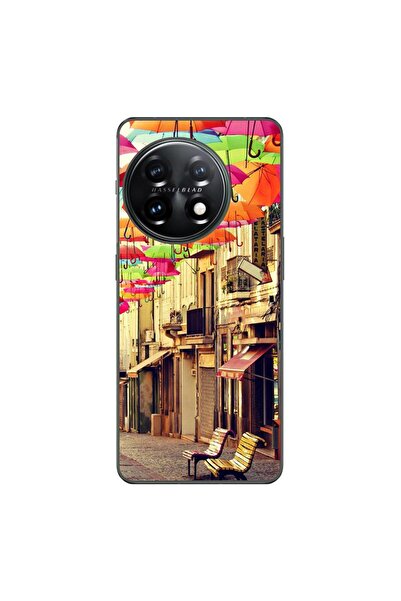 OEM Θήκη συμβατή με OnePlus 12R από σιλικόνη gel TPU με σχέδιο πολύχρωμων ομπ...