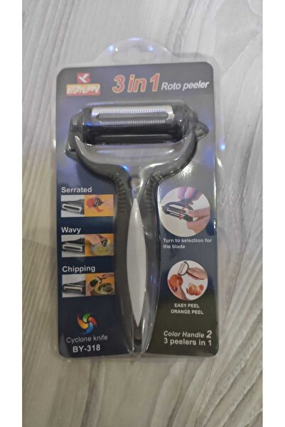 LEVA HAUSE Sapan Soyacak 3 Shape Rotary Fish 3 in 1 Rota Peeler