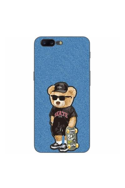 OEM Husa compatibila cu OnePlus 5 Silicon Gel Tpu Model Bear Skate Fashion