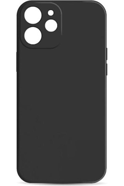 OEM Πίσω Κάλυμμα Σιλικόνης Μαύρο (iPhone 12 Pro Max)