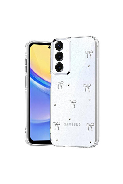 Hatreds Samsung Galaxy A14 4G Uyumlu Telefon Kılıfı Şeffaf Desenli Darbe Emic...