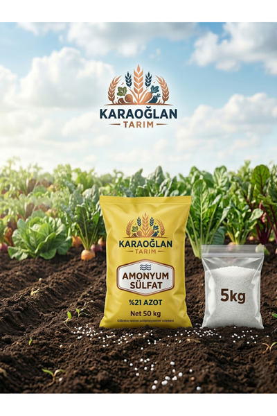 karaoğlan tarım Şeker Gübre Bitki Güçlendiren %21 (Şeker Gübresi) 5 kg