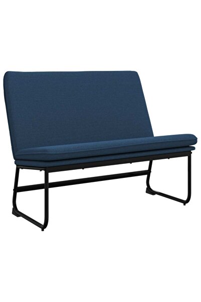 vidaxl Bancă, albastru, 100x75x76 cm, material textil