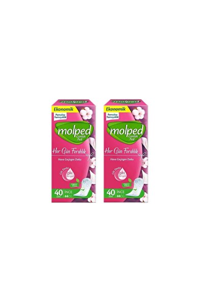 Molped Everyday Refreshment Daily Pads 40-Pack - 2 Pieces