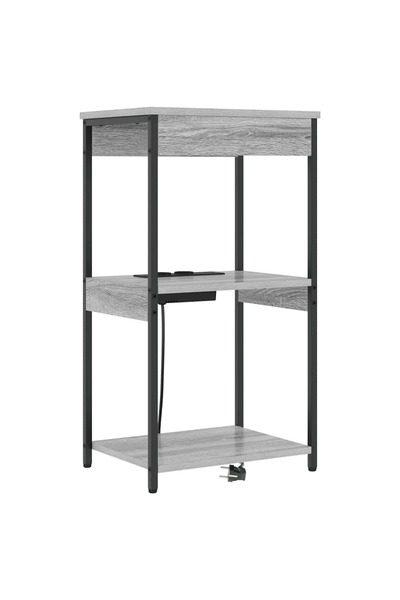 vidaxl Dulap de noapte Gri Sonoma 41 x 31 x 76 cm Lemn compozit