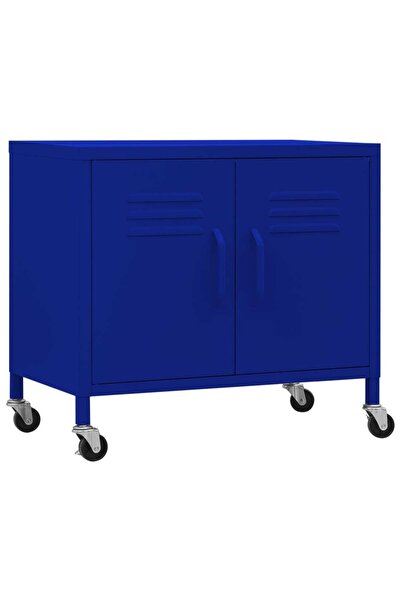 vidaxl Dulap de depozitare, bleumarin, 60x35x56 cm, oțel