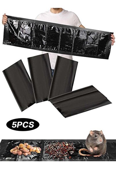 Arabest 5-Pack Ultra Large Sticky Mouse Traps,47 Inch Heavy Duty Rat Glue Mat...