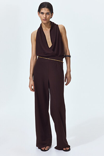 H&M Geniş Pull-on Pantolon