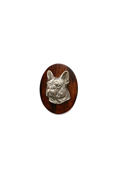 Art - Dog French Bulldog, Frenchie II - Dog show brooch, starter number clip,...