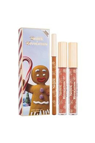 Makeup Revolution London Shrek Top Bottom Set for Lips - Makeup Gingy Lip Kit...