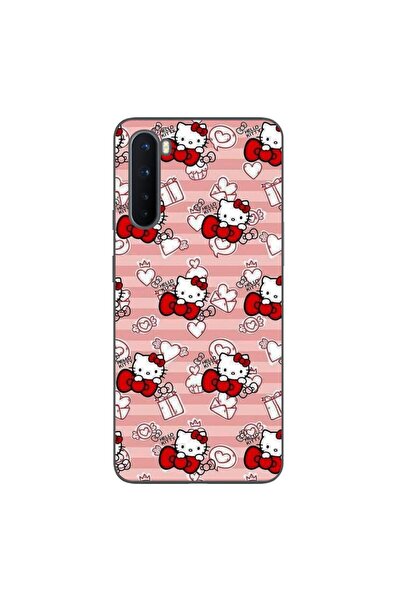 OEM Husa compatibila cu OnePlus Nord Silicon Gel Tpu Model Hello Kitty Roz Pa...