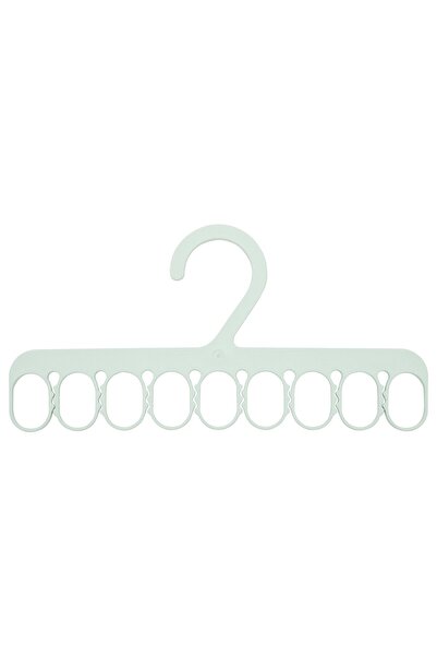 IKEA SLIBB Hanger with 8 grip clips, green