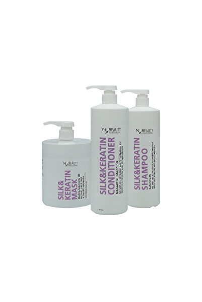 NX Beauty Professional Σετ περιποίησης μαλλιών με κερατίνη για ξηρά μαλλιά, μ...