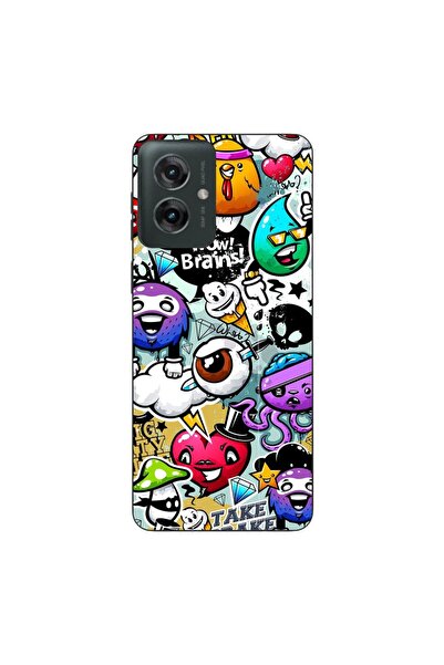 OEM Husa compatibila cu Motorola Moto G55 Silicon Gel Tpu Model Pop Art Graffiti